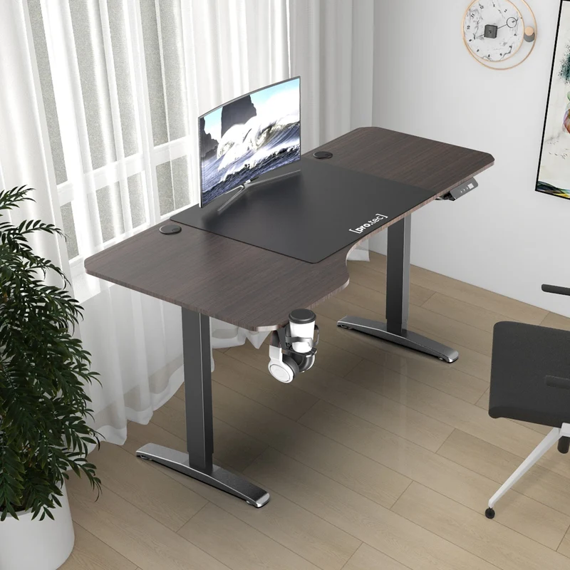 Höhenverstellbarer Tisch Oxnard elektrisch 160x75cm in versch. Farben [pro.tec]