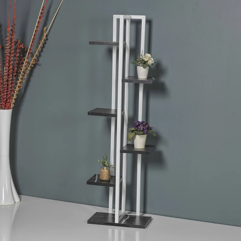 Pflanzregal Tohmajärvi Metall 120x34x21cm in versch. Farben [en.casa]