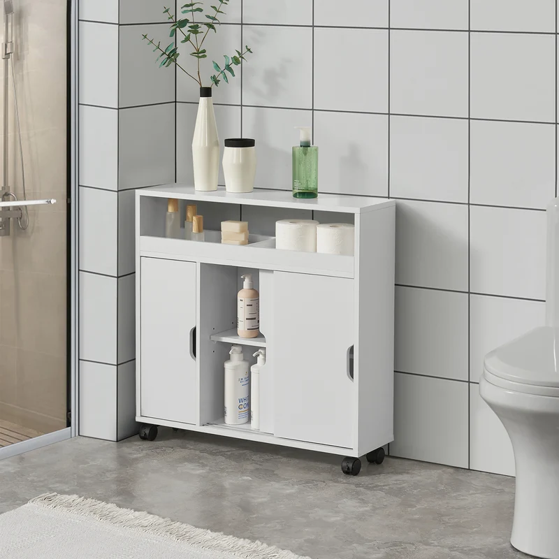 Badezimmerschrank Lumijoki 71x70x20cm in versch. Farben [en.casa]