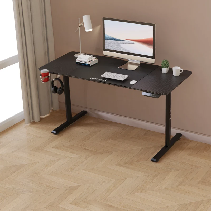 Höhenverstellbarer Tisch Hayward 140x60 cm in versch. Farben [pro.tec]