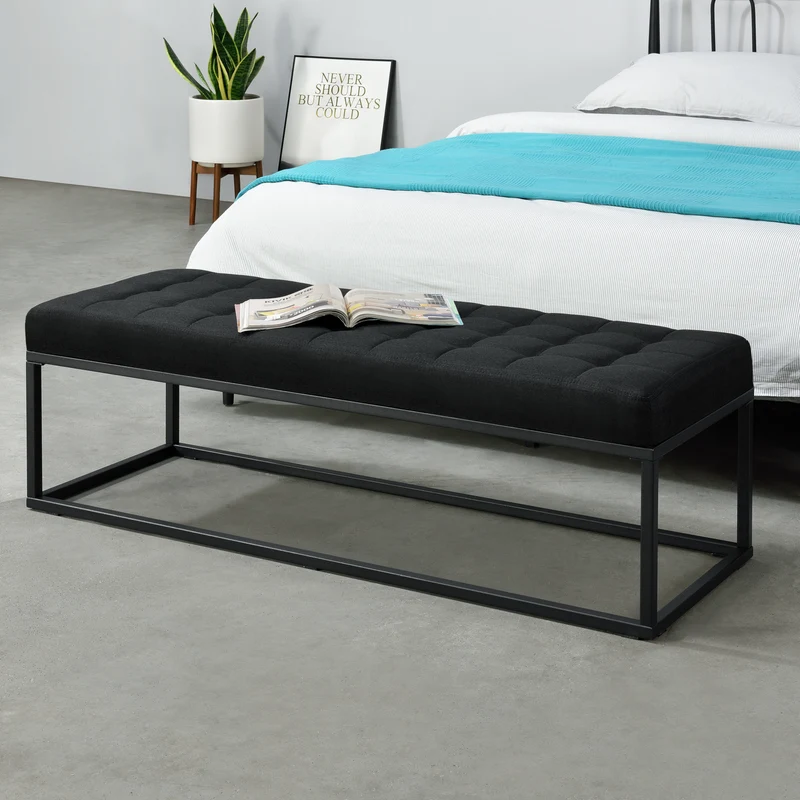 Polsterbank Salta Metall 120x40x38 cm in versch. Farben [pro.tec]