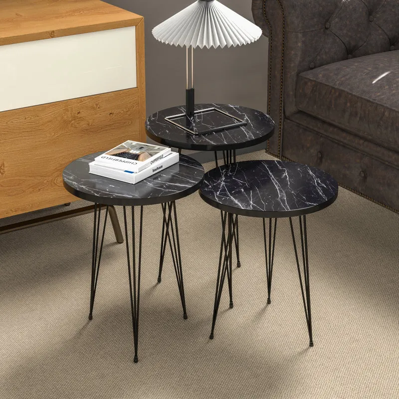 Satztisch Ry 3er Set in versch. Farben [en.casa]