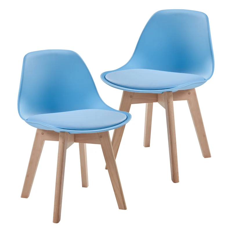 Kinderzimmerstuhl Elvdal 2er Set gepolstert [en.casa]