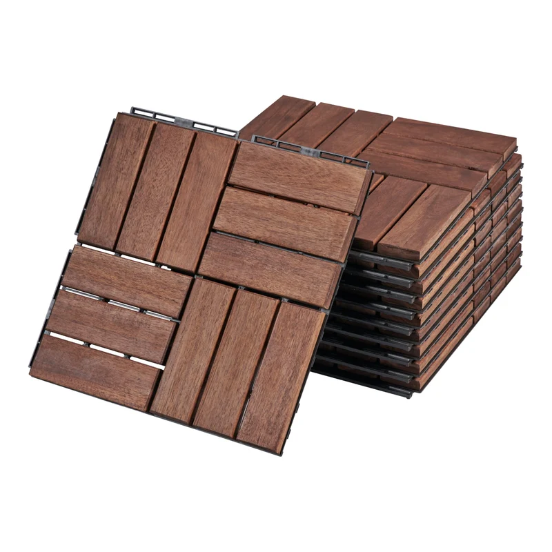 Klickfliesen Alliste 10er Set [casa.pro]