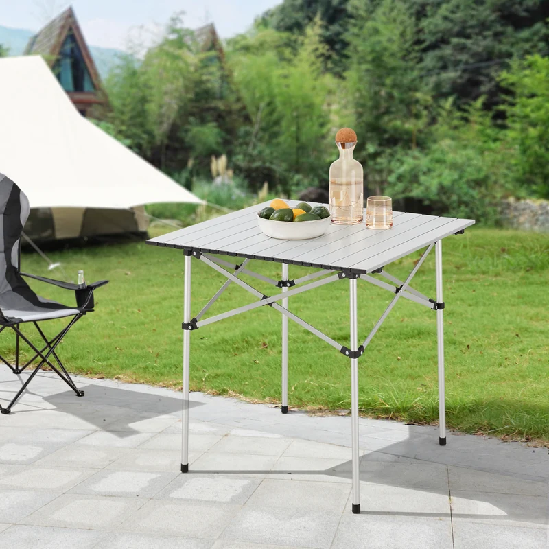 Klapptisch Castilenti Aluminium [en.casa]