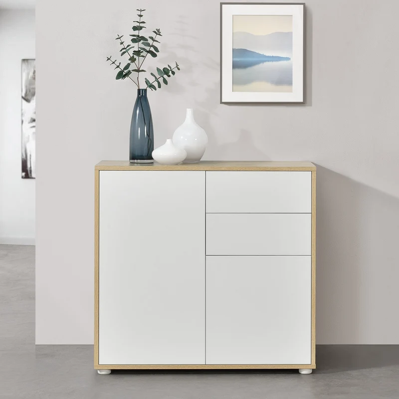 Sideboard Paarl mit 2 Türen [en.casa]