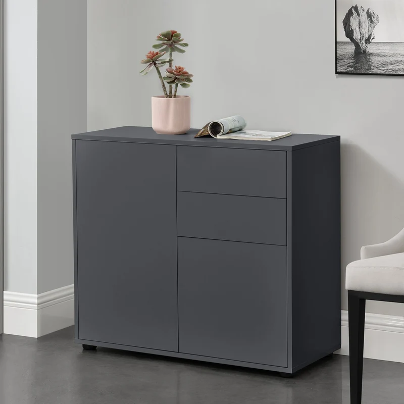 Sideboard Paarl mit 2 Türen [en.casa]