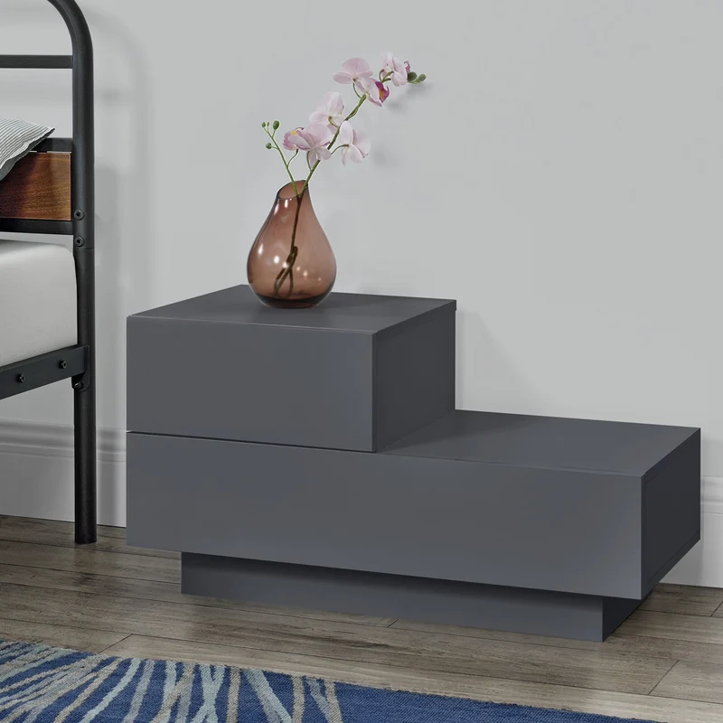 Beistelltisch Sebokeng Links 38x70x35 cm in versch. Farben en.casa