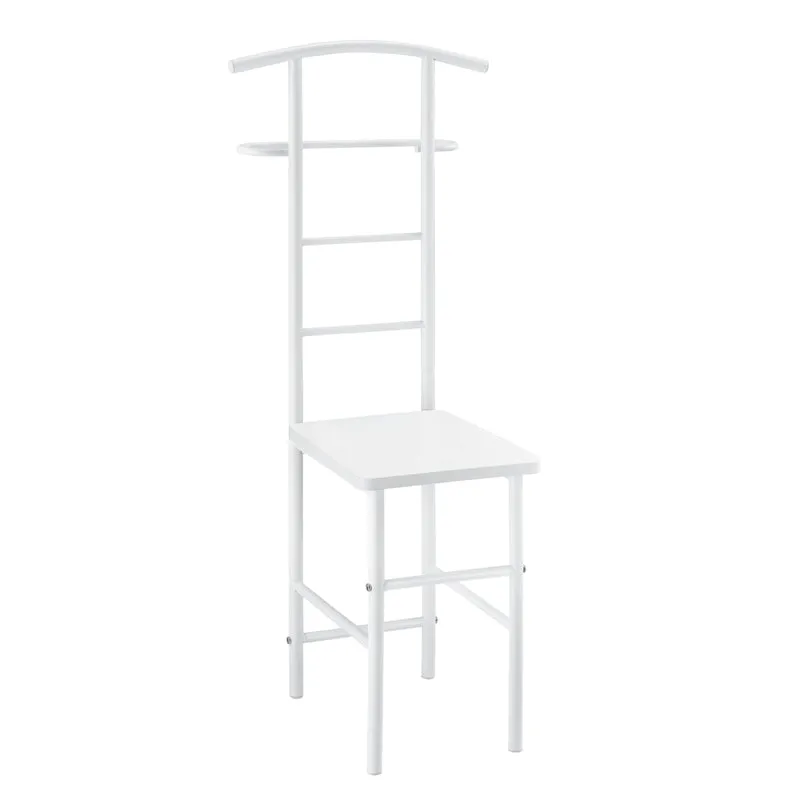 Herrendiener Stuhl Anaheim 107x45x45 cm mit Kleiderbügel en.casa