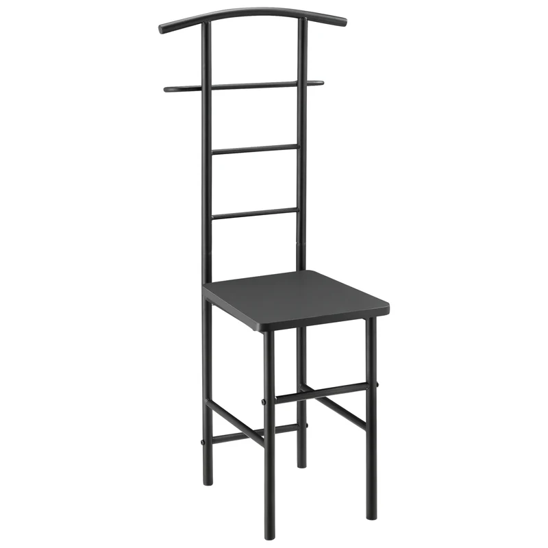 Herrendiener Stuhl Anaheim 107x45x45 cm mit Kleiderbügel en.casa