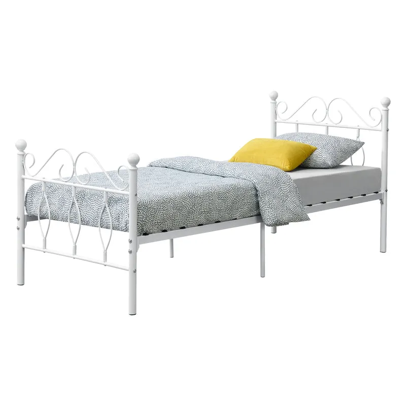 Metallbett Apolda bis 300kg versch. Größen Weiß [en.casa]