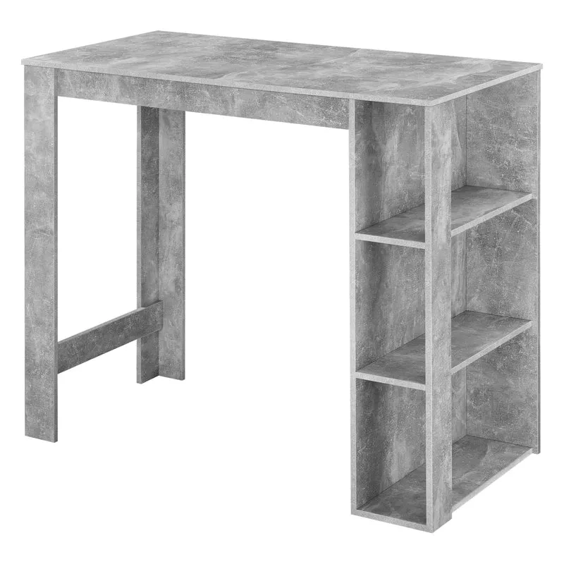 Bartisch Danderyd 120x60x106 cm mit 3 Ablagefächern [en.casa]