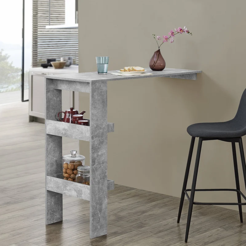 Bartisch Bromölla 120x45x106 cm versch. Farben en.casa