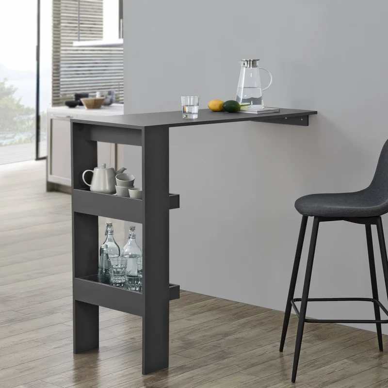 Bartisch Bromölla 120x45x106 cm versch. Farben en.casa