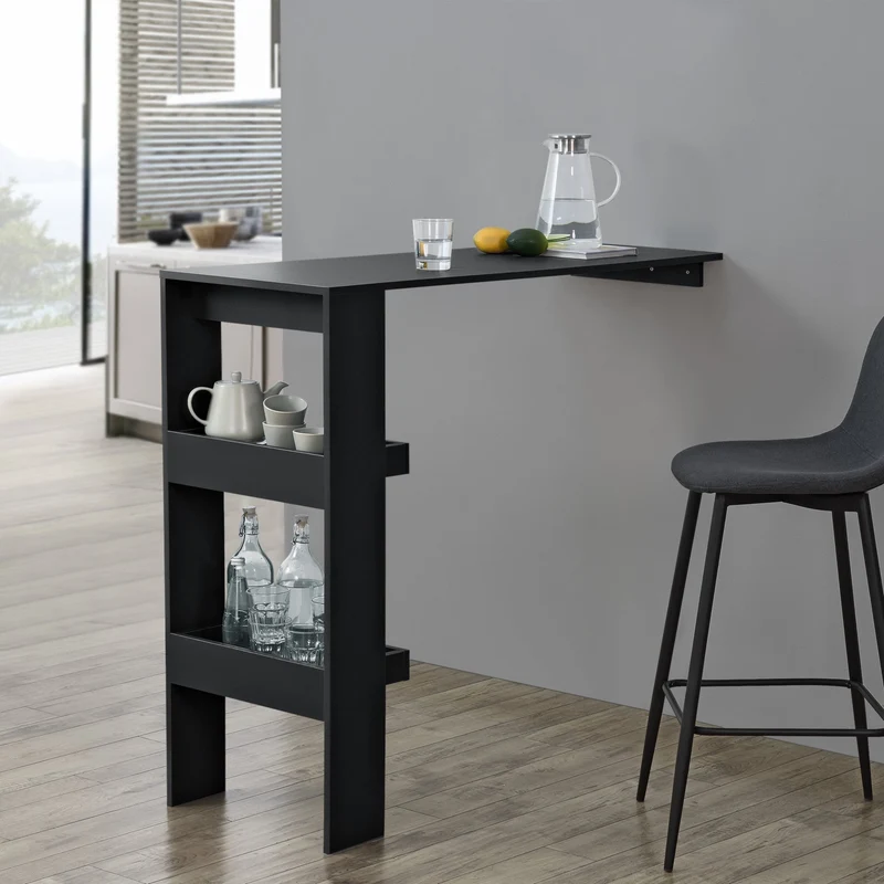 Bartisch Bromölla 120x45x106 cm versch. Farben en.casa