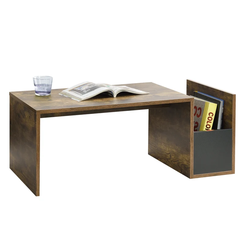 Couchtisch Bollnäs 90x45x35 cm mit Ablagefach versch. Farben en.casa