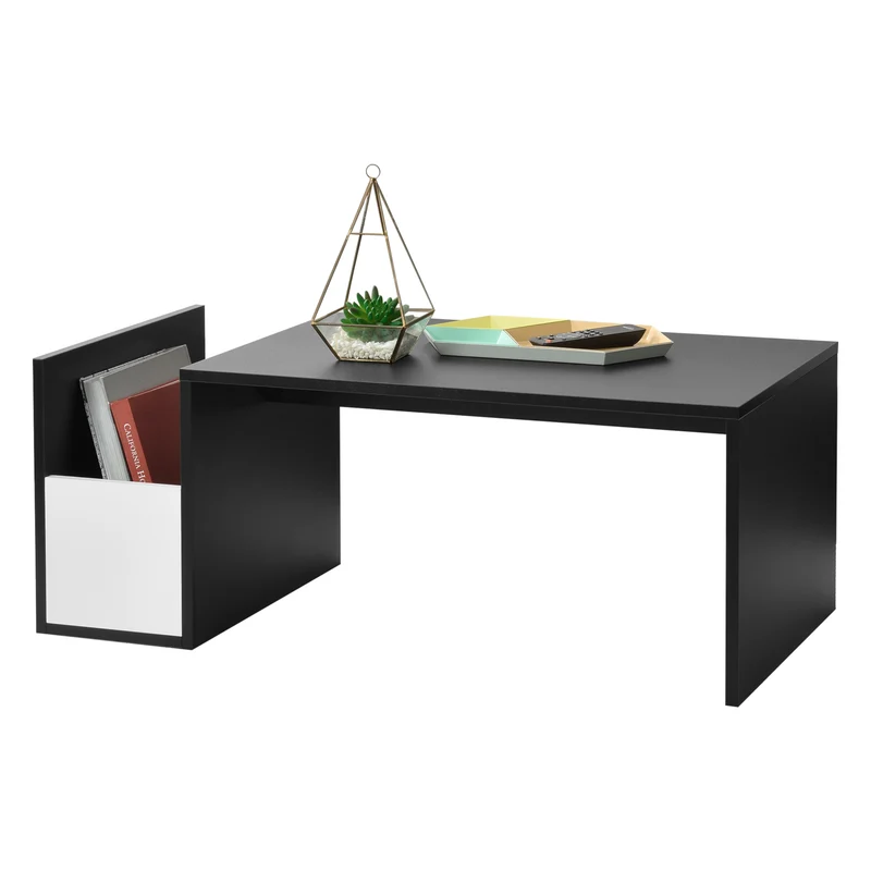 Couchtisch Bollnäs 90x45x35 cm mit Ablagefach versch. Farben en.casa
