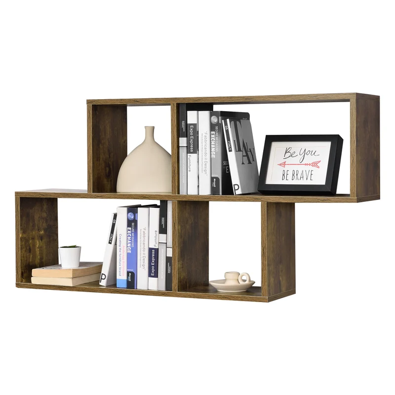 Wandregal Bryne 100 x 19,5 x 53 cm versch. Farben en.casa