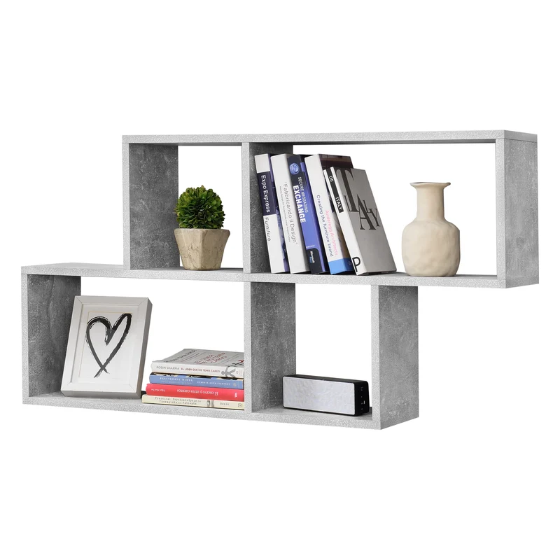 Wandregal Bryne 100 x 19,5 x 53 cm versch. Farben en.casa