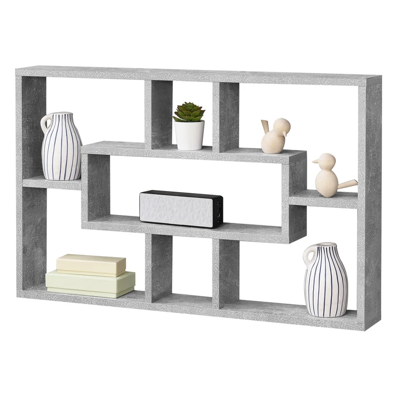 Wandregal Qinngua 77x10x48 cm versch. Farben en.casa