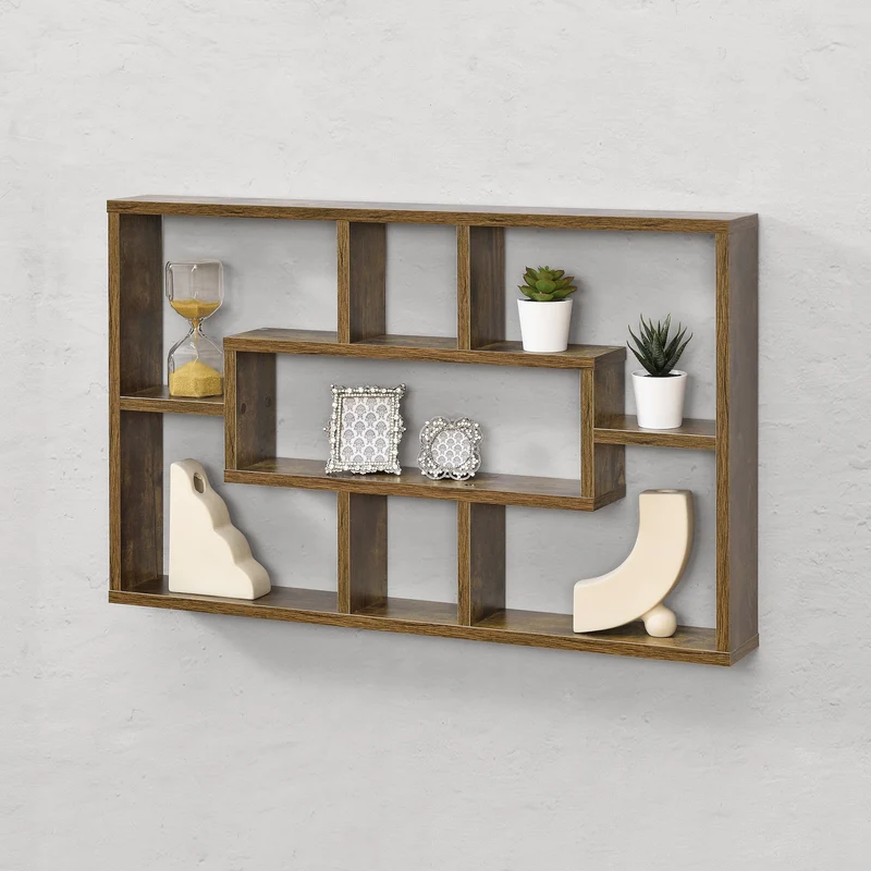 Wandregal Qinngua 77x10x48 cm versch. Farben en.casa