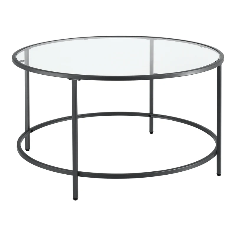 Couchtisch Kouvola Stahlgestell 84 x 45,5 cm in versch. Farben en.casa