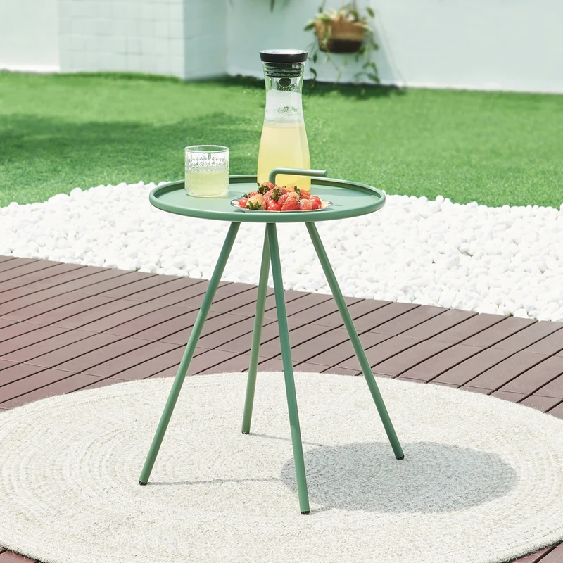Outdoor-Beistelltisch Fosen 55 x Ø 42 cm [en.casa]