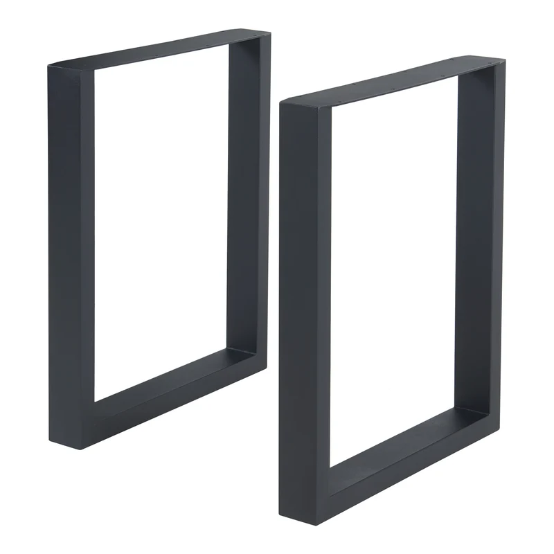 Tischgestell 2er Set Makers Stahl Schwarz [en.casa]