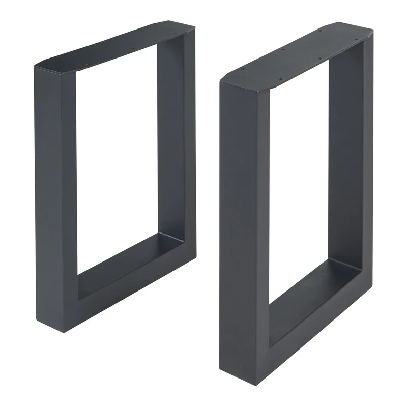 Tischgestell 2er Set Makers Stahl Schwarz [en.casa]