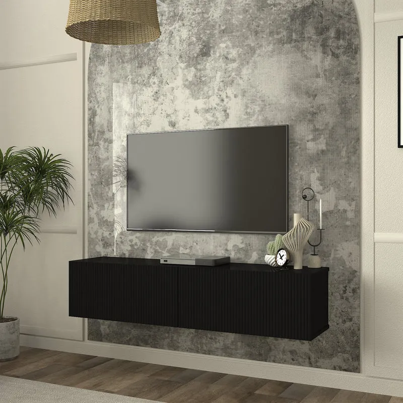 TV-Lowboard hängend Verpsboga [en.casa]