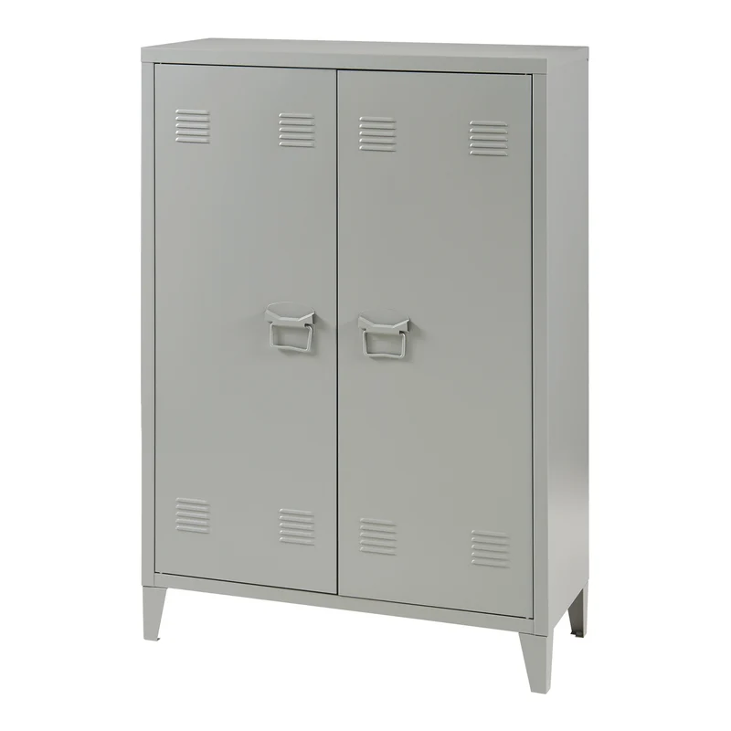 Metallschrank Oripää - 110x75x33cm - Dunkelgrau