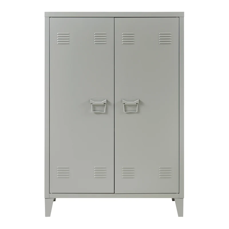 Metallschrank Oripää - 110x75x33cm - Dunkelgrau