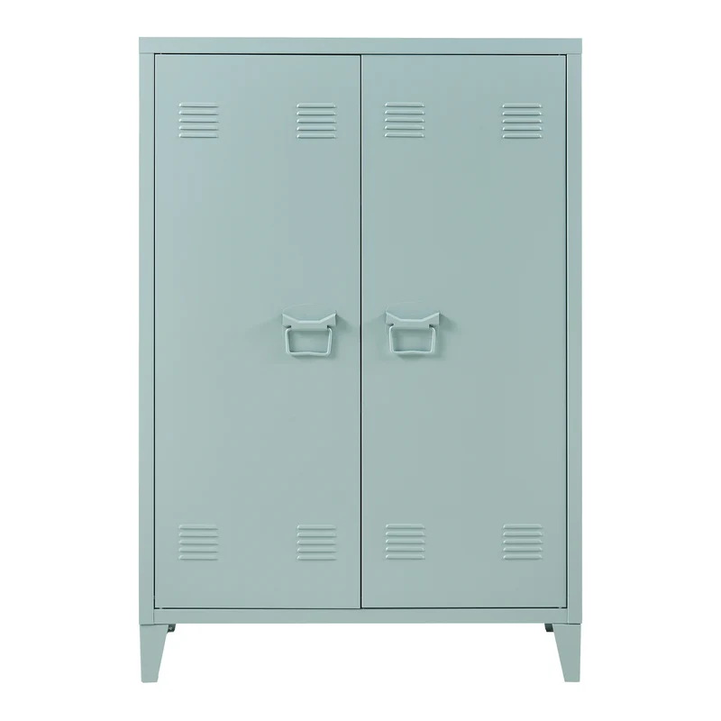 Metallschrank Oripää - 110x75x33cm - Graublau