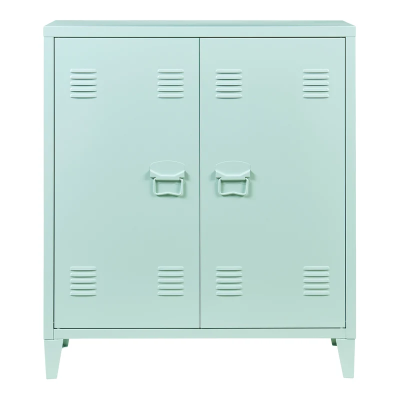 Metallschrank Oripää - 90x80x33cm - Pastellgrün