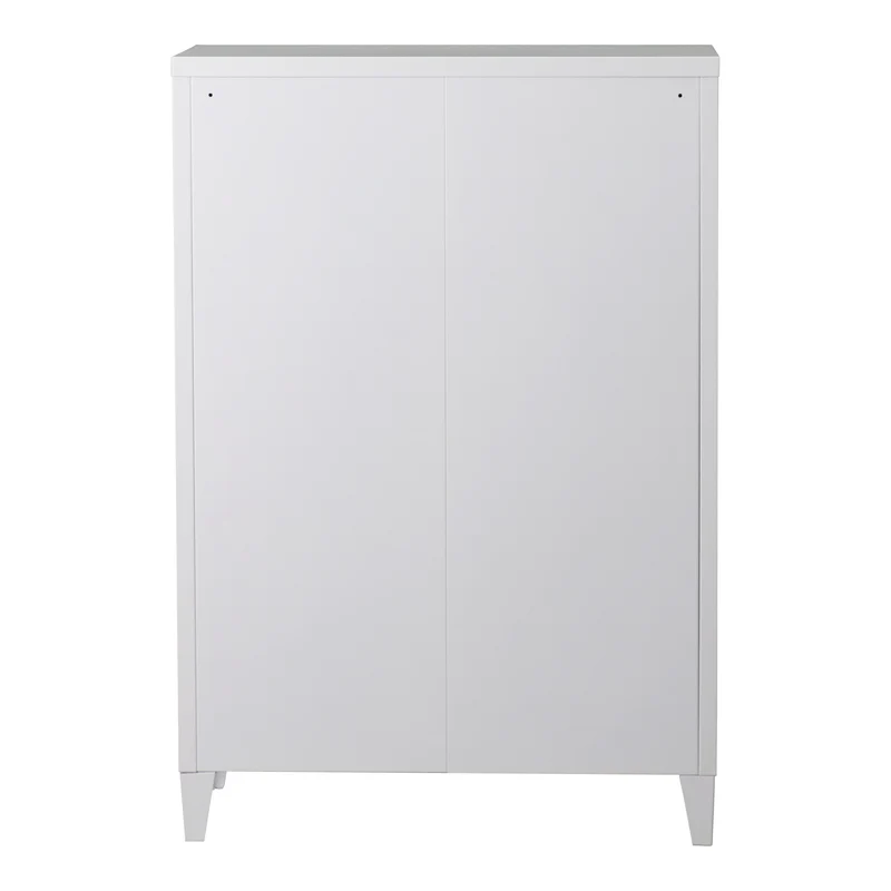 Metallschrank Oripää - 110x75x33cm - Weiß