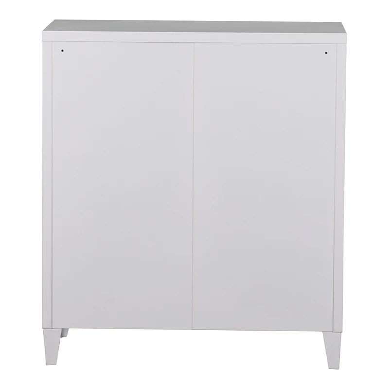 Metallschrank Oripää - 90x80x33cm - Weiß