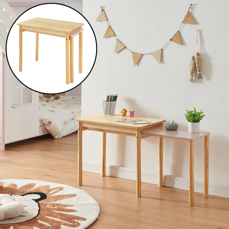 Kindertisch Skellefteå 60x38x52 cm [en.casa]