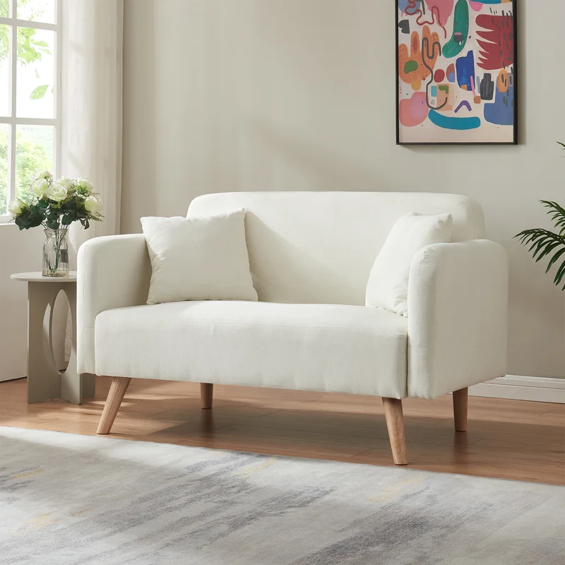 2-Sitzer Sofa Midt 132x70x81 cm [en.casa]
