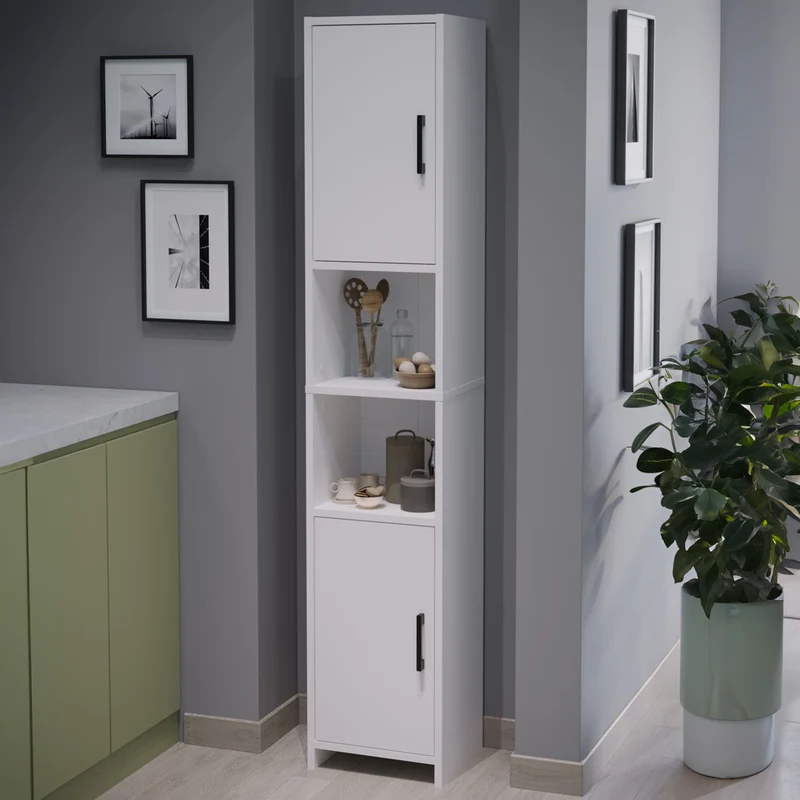 Hochschrank Rautrina 180x35x30 cm [en.casa]