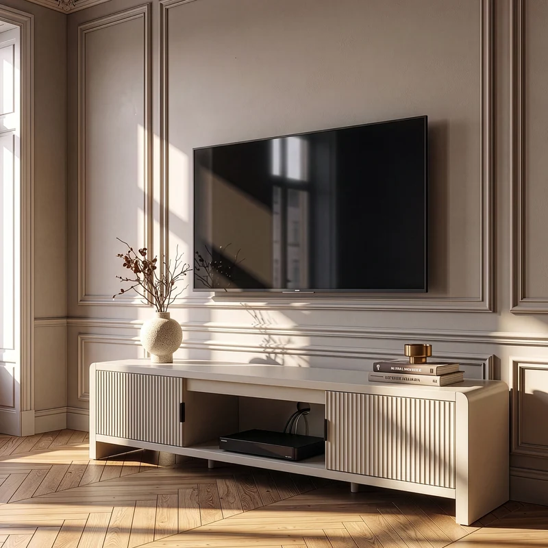 Fernsehschrank Lukkodso 150x40x40 cm [en.casa]